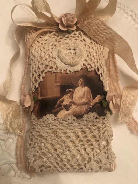 Antique Lace Lavender Sachet-Mother/Child!