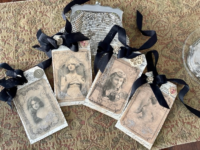 Paris Theme Gift Tags/Gift Toppers/Junk Journaling, Gift
